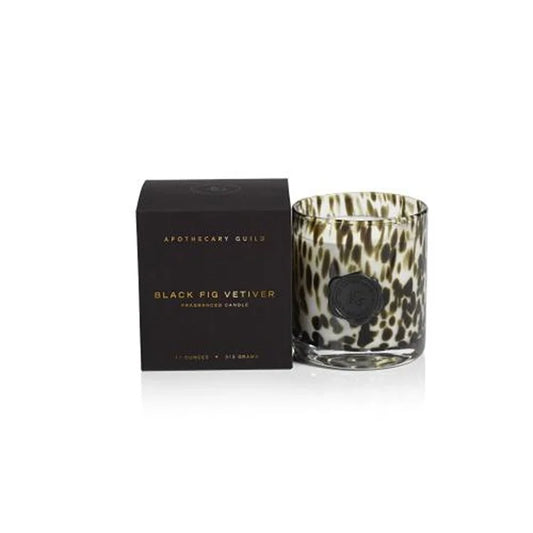 Apothecary Guild - Opal Glass Candle Jar in Gift Box - Black Fig Vetiver - Findlay Rowe Designs