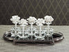 Zodax- Grand Casablanca Porcelain Diffuser- White Hibiscus - Findlay Rowe Designs