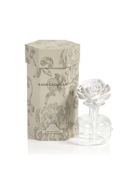 Zodax- Grand Casablanca Porcelain Diffuser-PEONY - Findlay Rowe Designs