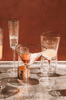 Zodax - Aperitivo Triangular Wine Glass Clear w/ Gold Rim - Findlay Rowe Designs