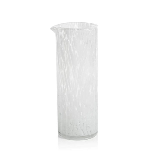 Zodax - Amalfi Tortoise Glassware - Pitcher - White - Findlay Rowe Designs