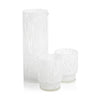 Zodax - Amalfi Tortoise Glassware - Pitcher - White - Findlay Rowe Designs