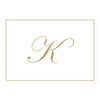 Caspari - Blank Correspondence Cards - Single Initial - Gold Embossed - Findlay Rowe Designs