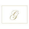 Caspari - Blank Correspondence Cards - Single Initial - Gold Embossed - Findlay Rowe Designs