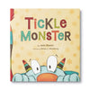 Tickle Monster view front cover with monster peeking over the bottom of the book