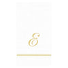 Caspari - Guest Towel Napkins - Single Initial - Hemstitch Script - Findlay Rowe Designs