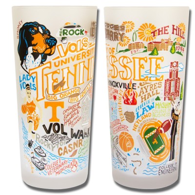 Catstudio Collegiate Glass - Tennessee - Findlay Rowe Designs